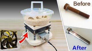 Buratto fai da te CON VENTOLA  Tumbler Machine DIY With FAN low noise [upl. by Drofnas]