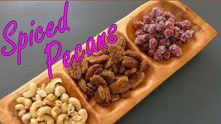 How to Make Spiced Pecans  Candied Pecans Recipe [upl. by Eicul]