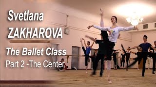 Svetlana ZAKHAROVA in class at the Bolshoi Theatre PART 2 [upl. by Aleafar]