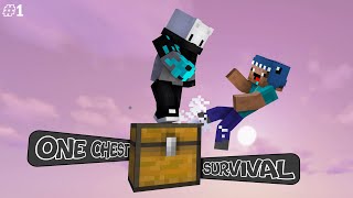 Minecraft Survival But ONE CHEST BLOCK minecraft survival onechest MrWrench [upl. by Anier]