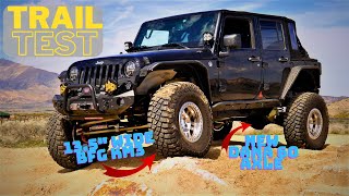 Trail Testing the JEEP with BFG KM3 Tires and a NEW Dana60 Rear Axle [upl. by Erreit]