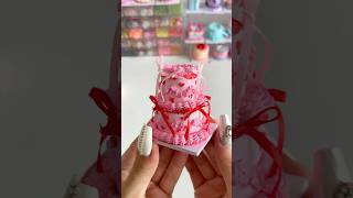 Romantic Ribbon TwoTier Clay Cake Exudes Sweetness and Love❤️diy clayminicakecrafttutorial [upl. by Yzmar]