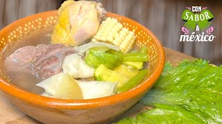 PUCHERO DE TRES CARNES CONSOME CON TRES PROTEÍNAS [upl. by Noyad83]