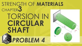 Mechanics of Deformable Bodies Chapter 3 Torsion in Circular Shaft Problem 4 PH [upl. by Hanshaw]