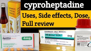 Cyproheptadine PeriactinStinzer  Uses Dosing Side Effects  Medication Review in 4 minutes [upl. by Eiramyelhsa687]