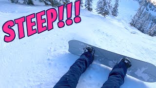 Insane Snowboarding in Crested Butte Colorado [upl. by Crescen]