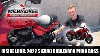 INSIDE LOOK 2022 SUZUKI BOULEVARD M109R BOSS [upl. by Yeruoc952]