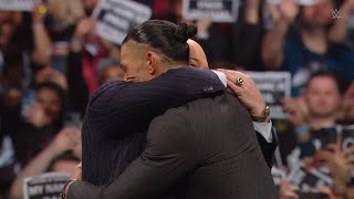 Roman Reigns INDUCT Paul HEYMAN At WWE Hall OF Fame 2024  WWE Hall OF Fame 2024 [upl. by Deeanne934]