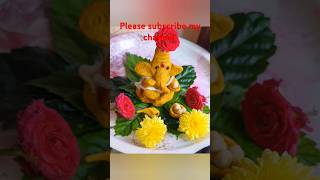 how to make ganesh with atta వినాయకుడు తయారీ విధానం vinayagarchaturthi [upl. by Anilosi112]