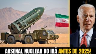 IRÃ está preparando ARSENAL NUCLEAR em meio a tensões crescentes com Israel [upl. by Gibun595]