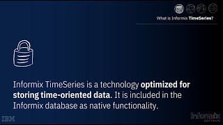 Introduction to Informix TimeSeries by Carlton Doe [upl. by Dayiz]