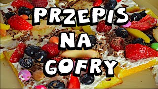 Przepis na gofry  Jak zrobić chrupiące gofry [upl. by Thatcher834]