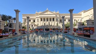 Caesars Palace pool Las Vegas Nevada USA  LIKE SUBSCRIBE SHARE [upl. by Swigart]