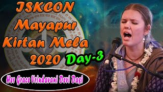 Mayapur Kirtan Mela 2020 Day 3 Kirtan by HG Vrindavani Devi dasi [upl. by Ahdar616]