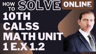 How to solve Algebra \\ Question No 2  EX 12 easy maths educationis [upl. by Haras531]