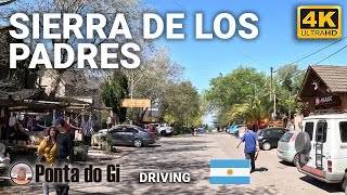 La CIUDAD JARDIN entre VALLES y COLINAS  AÑO 2024 driving tour SIERRA de los PADRES 4K ARGENTINA [upl. by Irab]