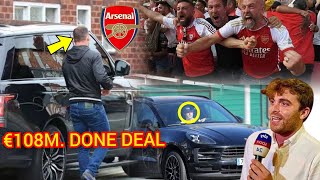 🚨 Breaking News arsenal complete €108M DEAL🔥 medical today✍️ DONE DEAL✅ Arsenal transfer news [upl. by Willing]