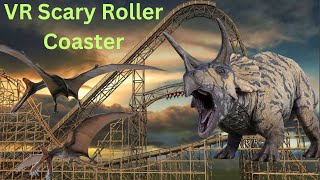 VR Scary Roller Coaster  VR 360 Roller Coaster [upl. by Nannek]