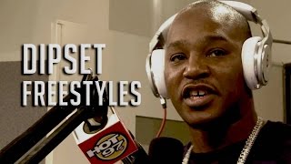 DIPSET REUNITES amp FREESTYLES ON FLEX 2015 [upl. by Ativet]