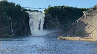 Waterfalls higher than Niagara Must watch quebec quebeccity oldquebec waterfalls canada [upl. by Meesaw]