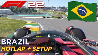 F1 22 Interlagos Hotlap  Setup 106879 [upl. by Ocsirf]