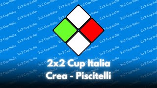 2x2 Cup Italia Season 1 Cristian Crea vs Giovanni Piscitelli cubing speedcubing 2x2 italy [upl. by Durrell]