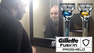 Gillette Fusion ProShield Razor with Flexball Technology FULL REVIEW  BrandonTV [upl. by Yrennalf]