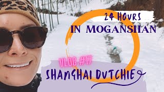 Vlog 17 24 hours in the snow  Weekendtrip to Moganshan  Dogsitting  SHANGHAI DUTCHIE [upl. by Ltney]