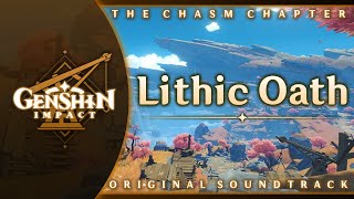 Lithic Oath  Genshin Impact Original Soundtrack The Chasm Chapter [upl. by Kazue792]