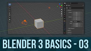 BLENDER BASICS 3 Selecting Objects [upl. by Hamal917]