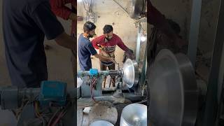 How to make stainless steel large bowl utensils shorts reels [upl. by Eilsel]