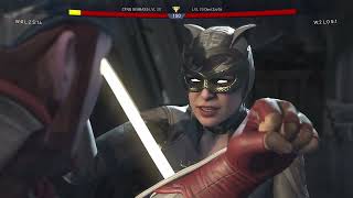 Injustice 2  Catwoman vs BatmanSuperman ranked sets rage quit [upl. by Jangro585]