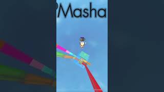 Me vs Masha jumping shorts fry  edit masha roblox [upl. by Biagio]