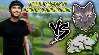 Summit1G Reacts to Dakotaz and Rhinocrunch Drama With Chat [upl. by Enitsirhc740]