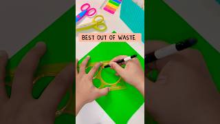 DIY Best out of waste Idea 🩵🤓 waste material craft idea diy keychain shorts craft [upl. by Asserat286]