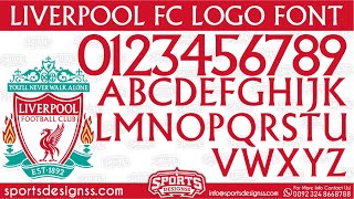 Get the Official Liverpool FC Logo Font  Download Now for FreeLiverpool FC Logo Font Free Download [upl. by Leanard]