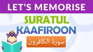 Memorise Suratul Kaafiroon with ZAKY [upl. by Studnia23]