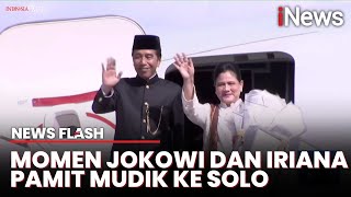 FULL DetikDetik Jokowi Pensiun Mudik ke Solo Naik Pesawat TNI AU [upl. by Rafter]