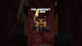 POV Minecraft te ODIA en el NETHER minecraft minecrafthumor [upl. by Phillis]