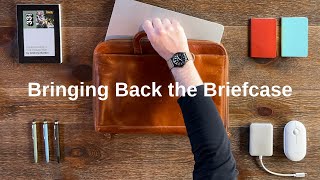 Bringing Back the Briefcase  Pack With Me  Trying Out a New Watch [upl. by Mary]