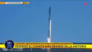 TEXAS Así fue el lanzamiento del supercohete Starship que explotó en el aire minutos después [upl. by Coussoule294]