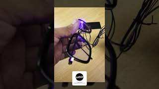 Spiderman EDITH Glasses v2 led light Tony Stark  Iron man [upl. by Cann]