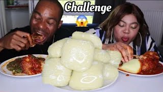 Massive Fufu Speed Eating Challenge [upl. by Areis]