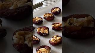 Air Fryer Brie Stuffed Dates [upl. by Vin]