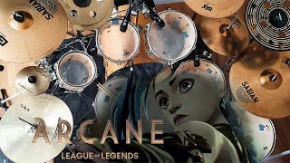 Enemy  Imagine Dragons x JID 【Arcane League of Legends OST】『Drum Cover』 [upl. by Kalbli]