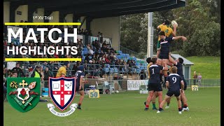 St Augs v Cranbrook  1st XV Highlights [upl. by Harimas]