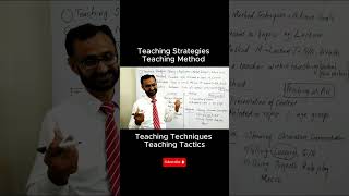 Teaching Strategies  Teaching Method  Teaching Techniques  Teaching Tactics shorts [upl. by Jakob]