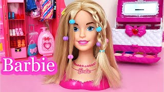 Barbie hairstyle 5 barbie barbiedoll barbiedollcartoon barbiedollhouse [upl. by Kylander942]