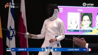 30 Barcelona Womens Epee World Cup 2020  final [upl. by Ninnette]