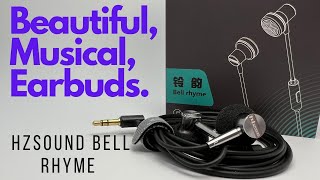 Beautiful Musical Earbuds  HZSOUND Bell Rhyme  Unboxing amp Review [upl. by Tersina]